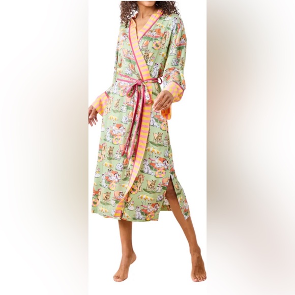 Printfresh Other - NWT Print Fresh Palm Royale Pooches Robe size L/XL